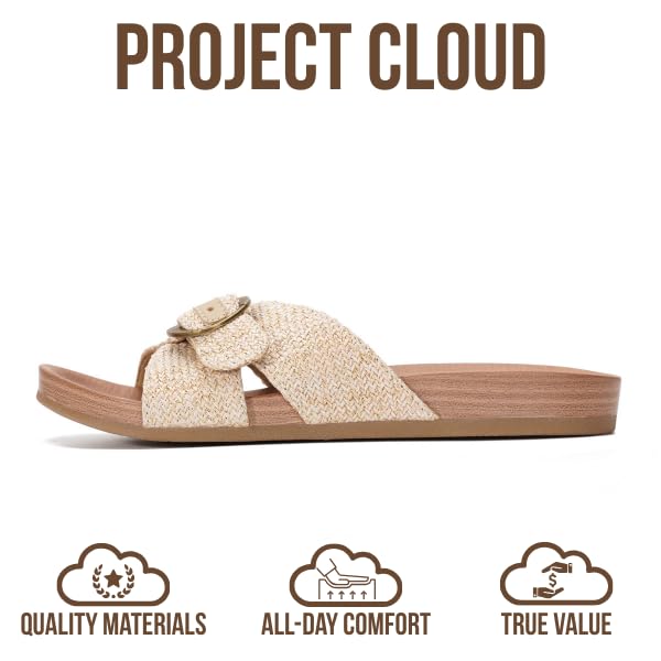 Project Cloud Women's | Platform Sandals Women | Plush and Soft Insole | Lightweight | Non-Slip - Beaming - Project Cloud - Sandals -Shop Project Cloud premium footwear Now!