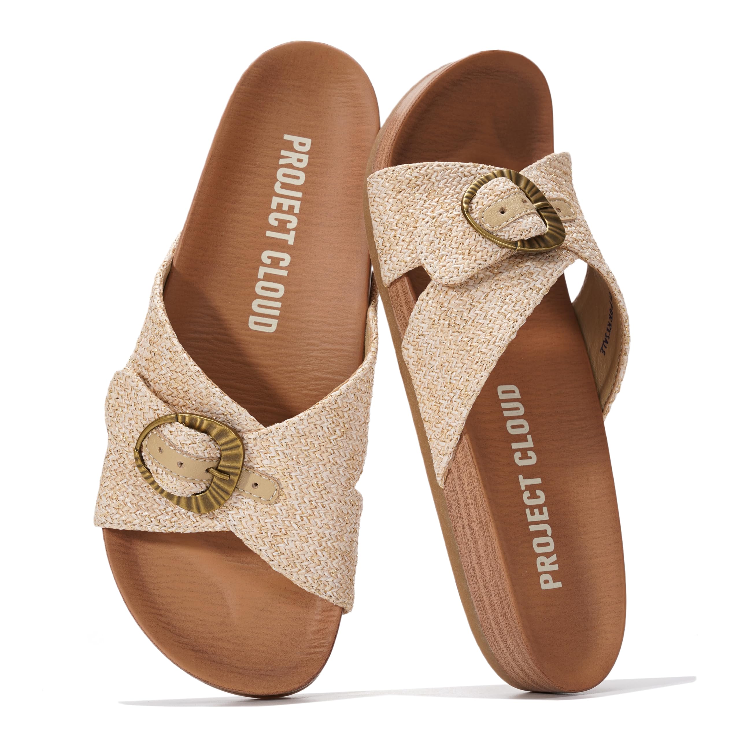 Project Cloud Women's | Platform Sandals Women | Plush and Soft Insole | Lightweight | Non-Slip - Beaming - Project Cloud - Sandals -Shop Project Cloud premium footwear Now!