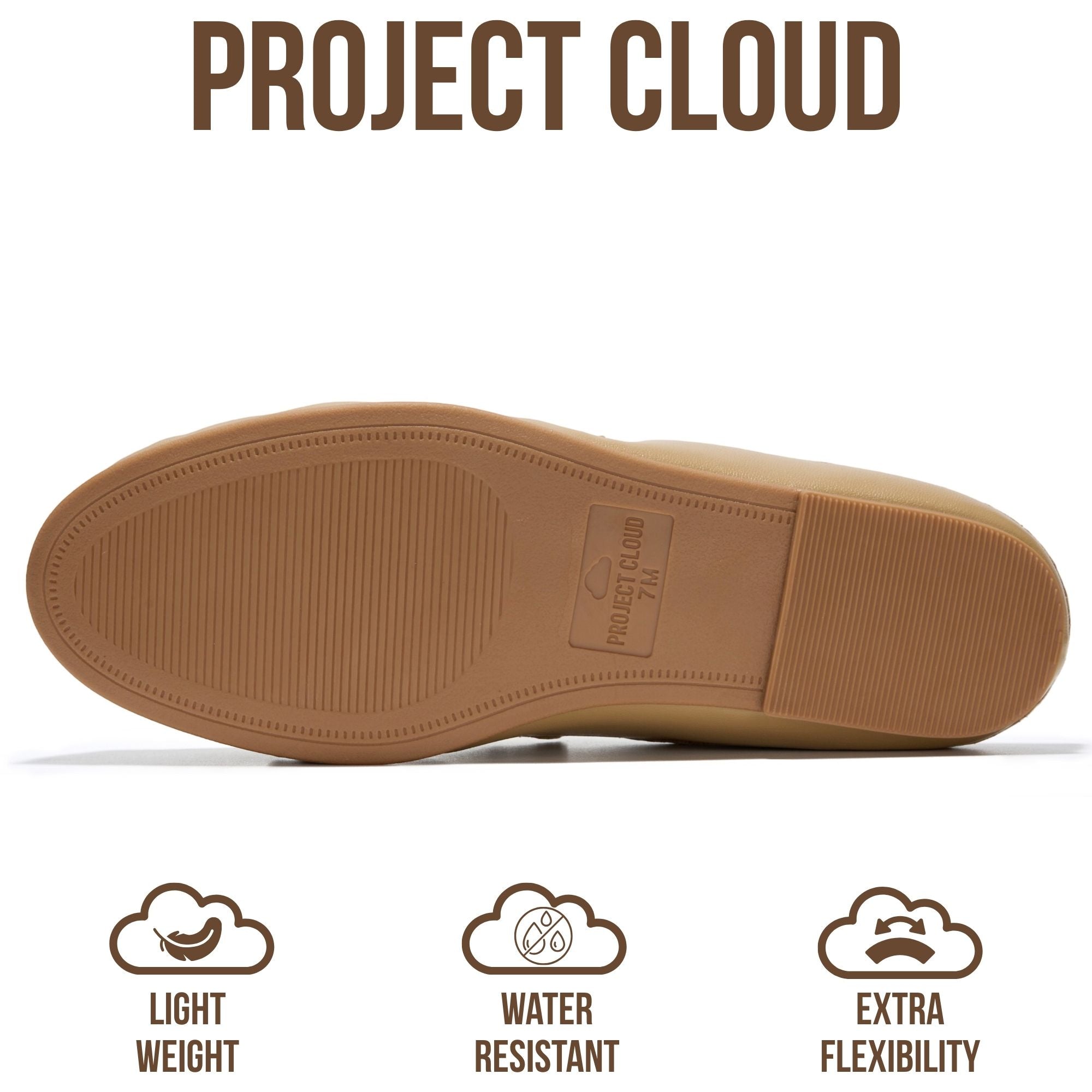 Project Cloud Women's | 100% Genuine Leather Penny Loafers | Memory Foam Insole | Lightweight | Non-Slip - Becker