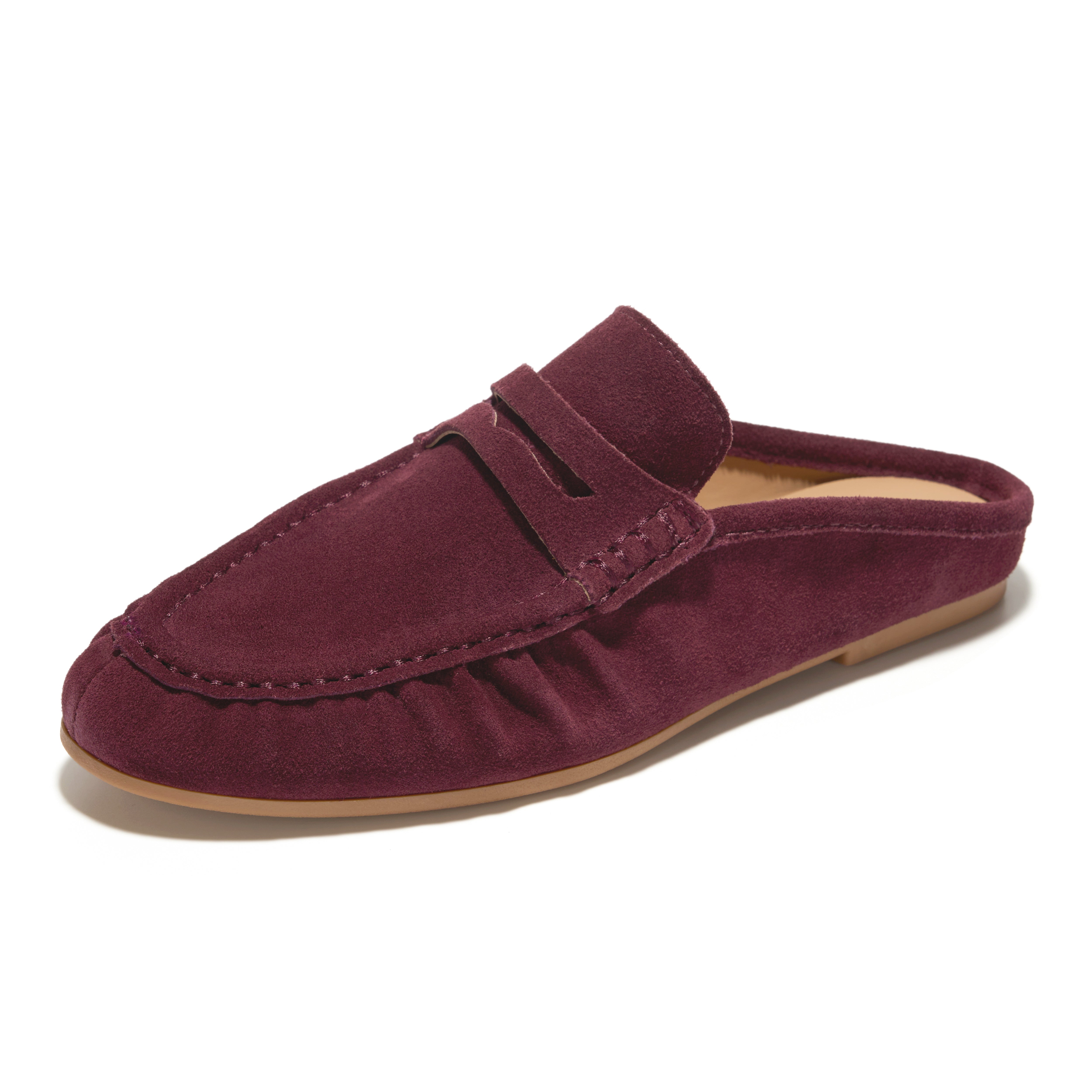 Project Cloud Women's | 100% Genuine Leather Penny Loafers | Memory Foam Insole | Lightweight | Non-Slip - Becker