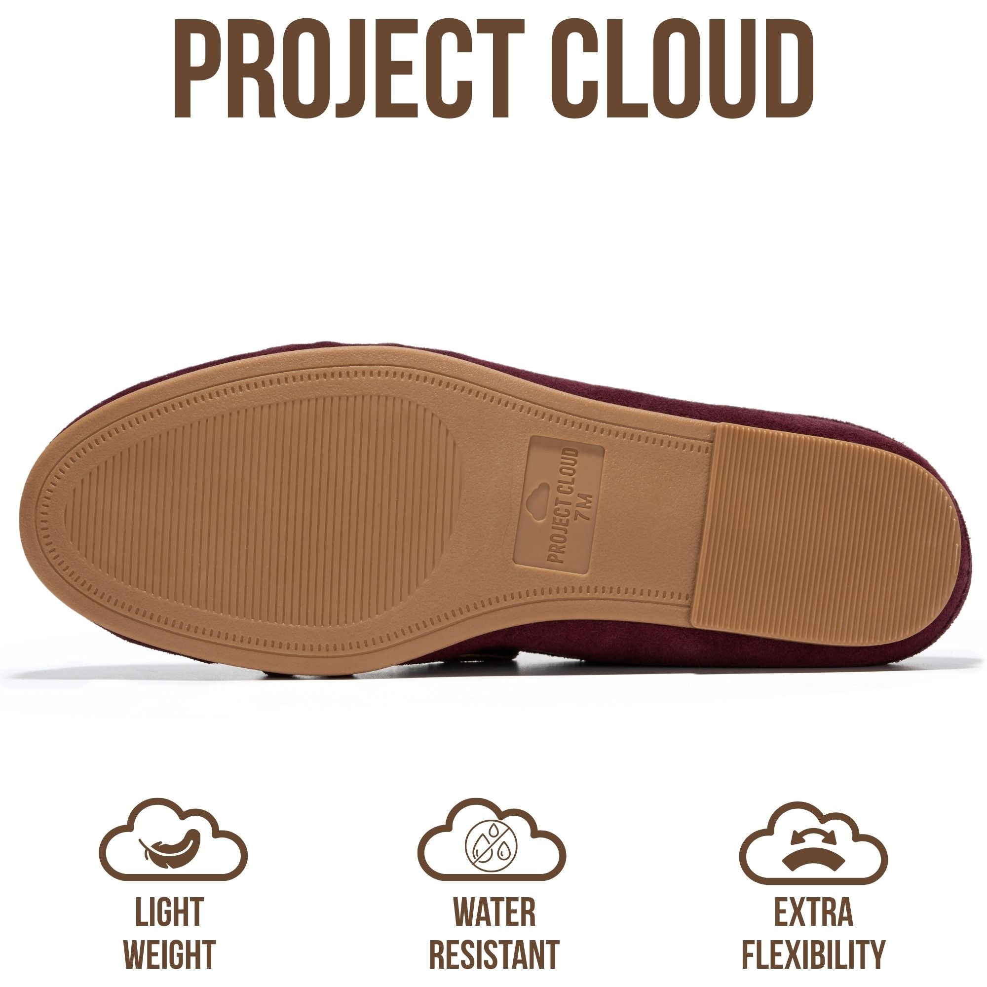Project Cloud Women's | 100% Genuine Leather Penny Loafers | Memory Foam Insole | Lightweight | Non-Slip - Becker