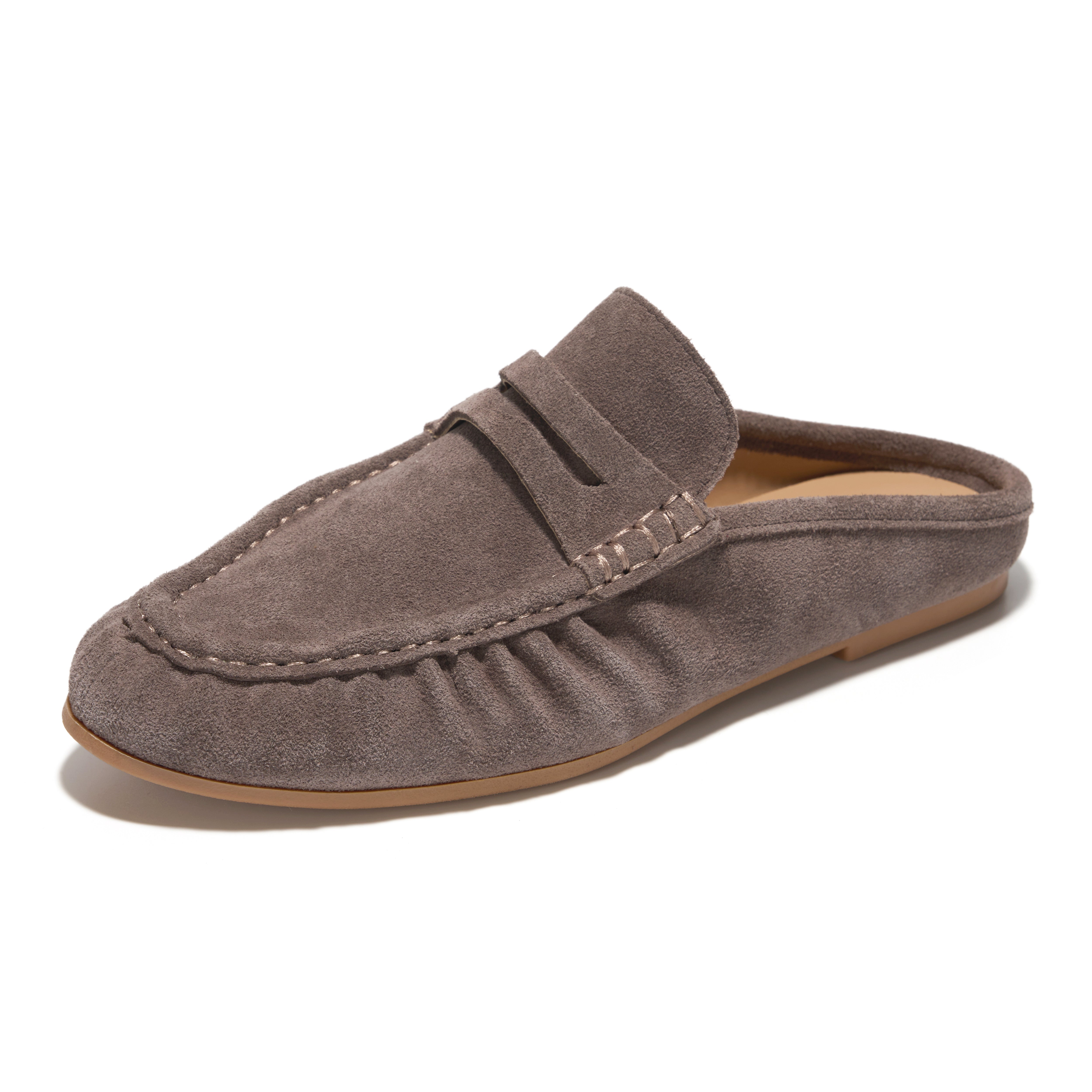 Project Cloud Women's | 100% Genuine Leather Penny Loafers | Memory Foam Insole | Lightweight | Non-Slip - Becker