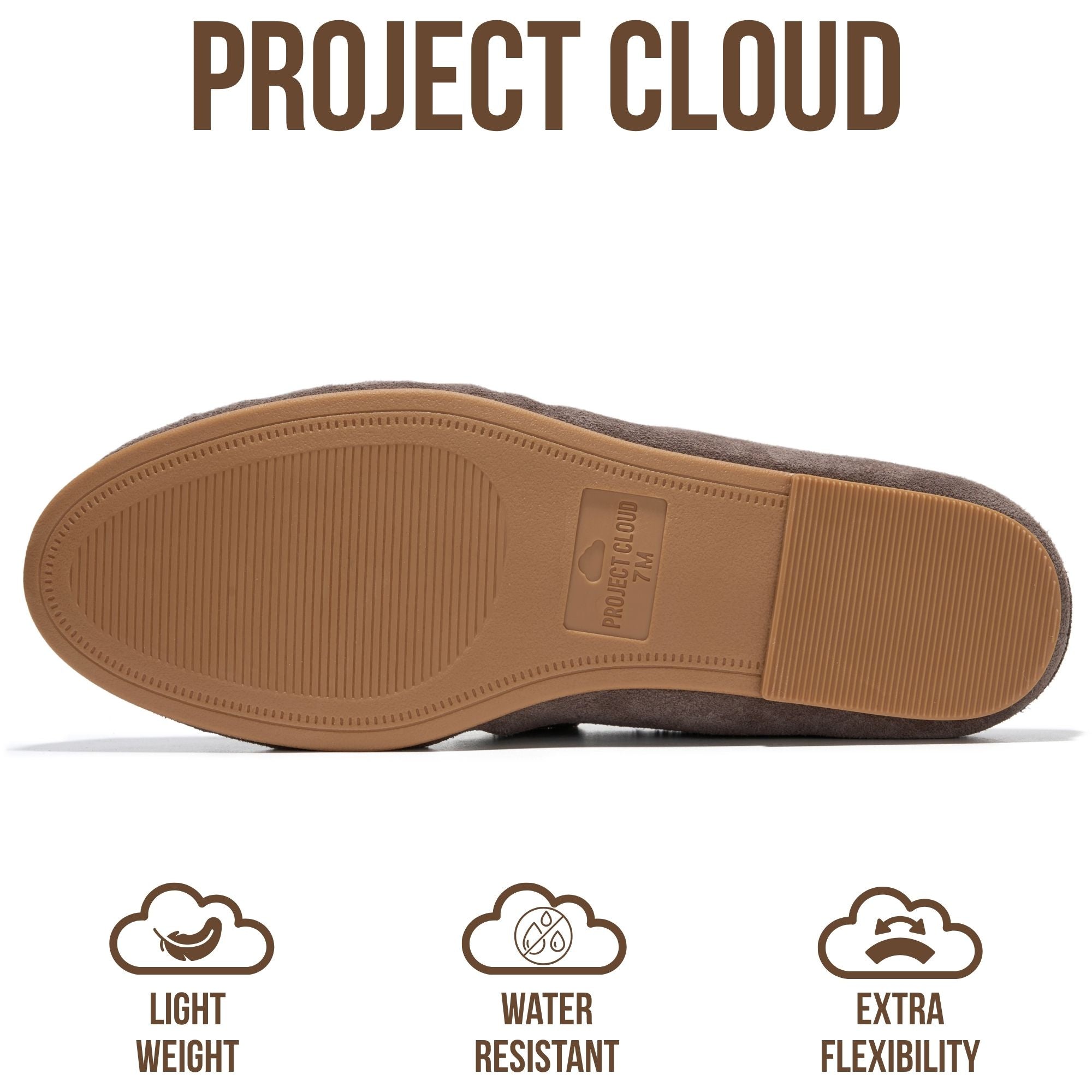 Project Cloud Women's | 100% Genuine Leather Penny Loafers | Memory Foam Insole | Lightweight | Non-Slip - Becker