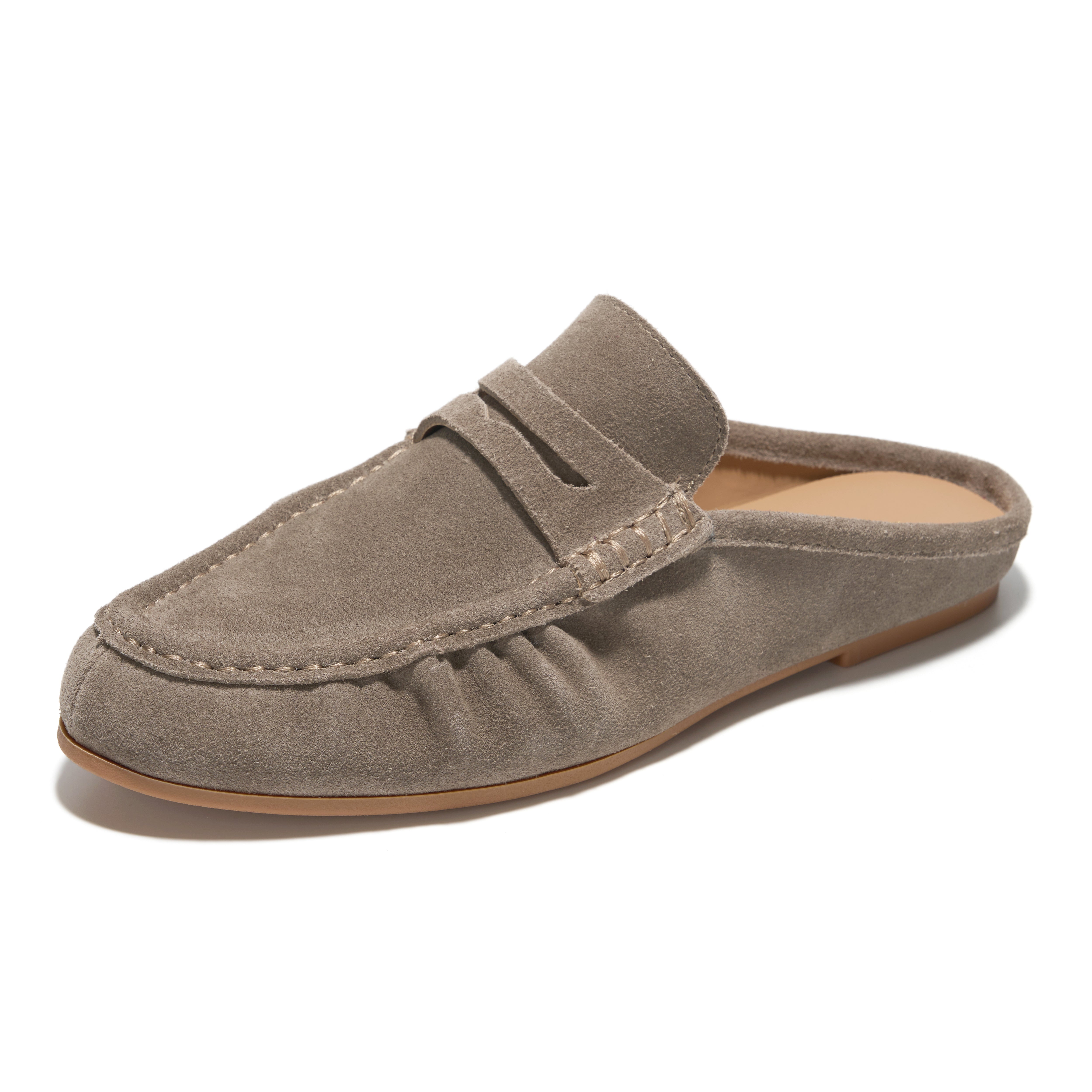 Project Cloud Women's | 100% Genuine Leather Penny Loafers | Memory Foam Insole | Lightweight | Non-Slip - Becker