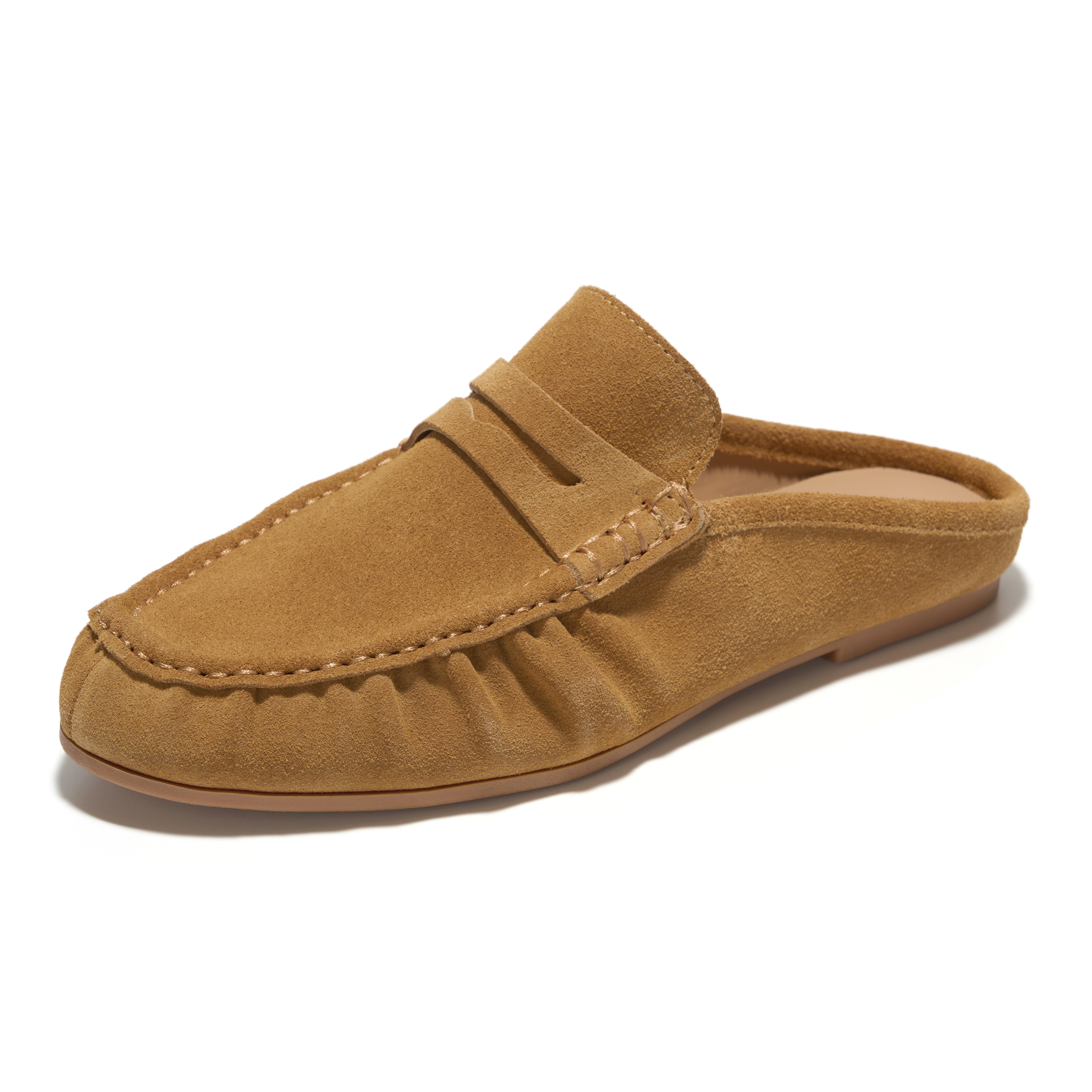 Project Cloud Women's | 100% Genuine Leather Penny Loafers | Memory Foam Insole | Lightweight | Non-Slip - Becker