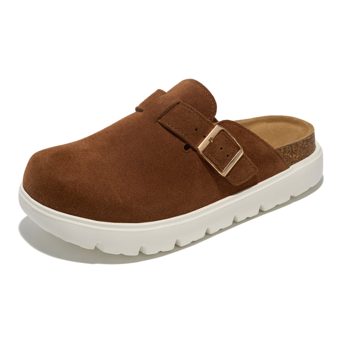 Project Cloud Women's | Genuine Leather Clogs | ProjectPlush | Lightweight | Non-Slip - Benton Chunky - Project Cloud - Clogs -Shop Project Cloud premium footwear Now!