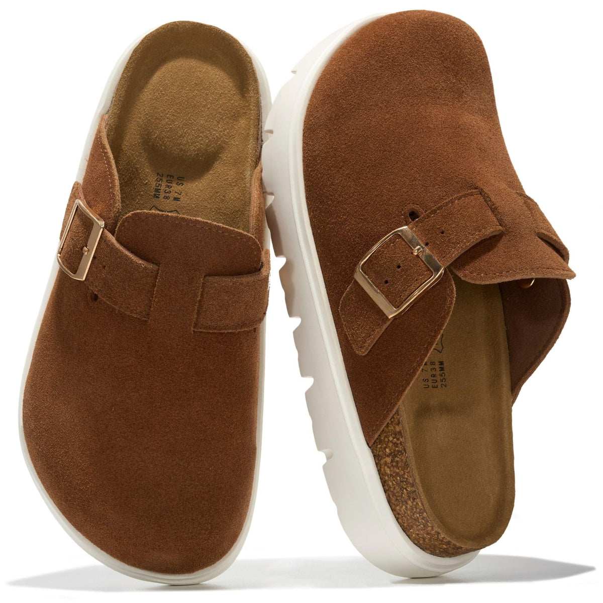 Project Cloud Women's | Genuine Leather Clogs | ProjectPlush | Lightweight | Non-Slip - Benton Chunky - Project Cloud - Clogs -Shop Project Cloud premium footwear Now!