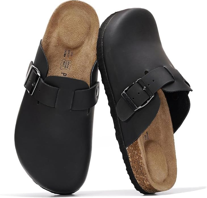 Project Cloud Women's | Genuine Suede Footbed Clogs | ProjectPlush | Lightweight | Non-Slip - Benton