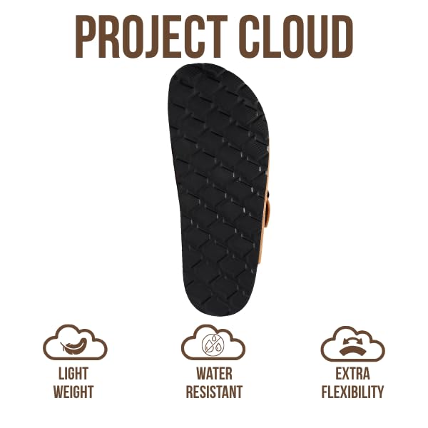 Zuecos de cuero para mujer Benton de Project Cloud: espuma viscoelástica y soporte 