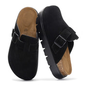 Project Cloud | "Benton Chunky" Women Clogs | Genuine Leather | Arch Support | ProjectPlush | Lightweight | Non-Slip