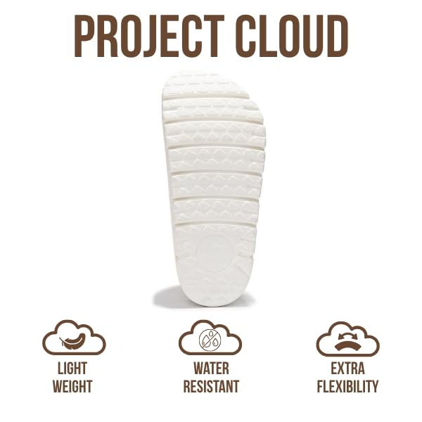 Project Cloud | "Benton Chunky" Women Clogs | Genuine Leather | Arch Support | ProjectPlush | Lightweight | Non-Slip