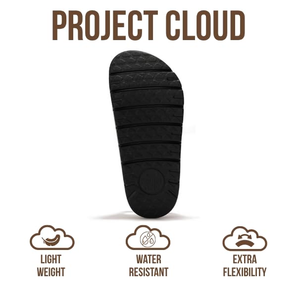 Benton Chunky de Project Cloud: Zuecos de plataforma de cuero para mujer, cómodos 