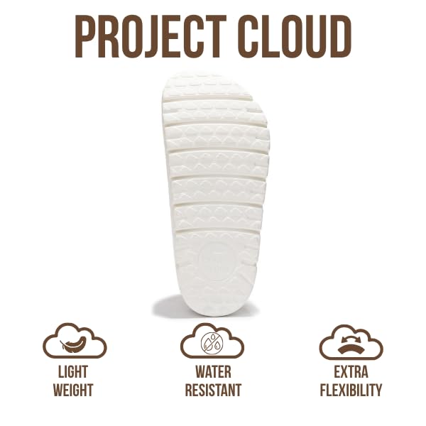 Project Cloud | "Benton Chunky" Women Clogs | Genuine Leather | Arch Support | ProjectPlush | Lightweight | Non-Slip