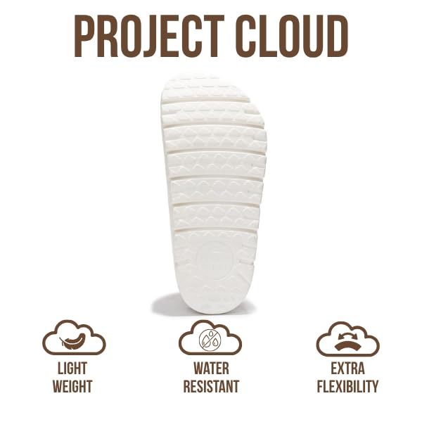 Project Cloud | "Benton Chunky" Women Clogs | Genuine Leather | Arch Support | ProjectPlush | Lightweight | Non-Slip