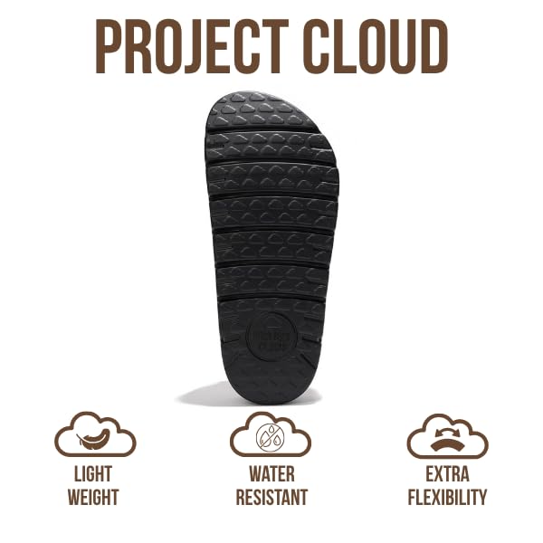 Project Cloud | "Benton Chunky" Women Clogs | Genuine Leather | Arch Support | ProjectPlush | Lightweight | Non-Slip