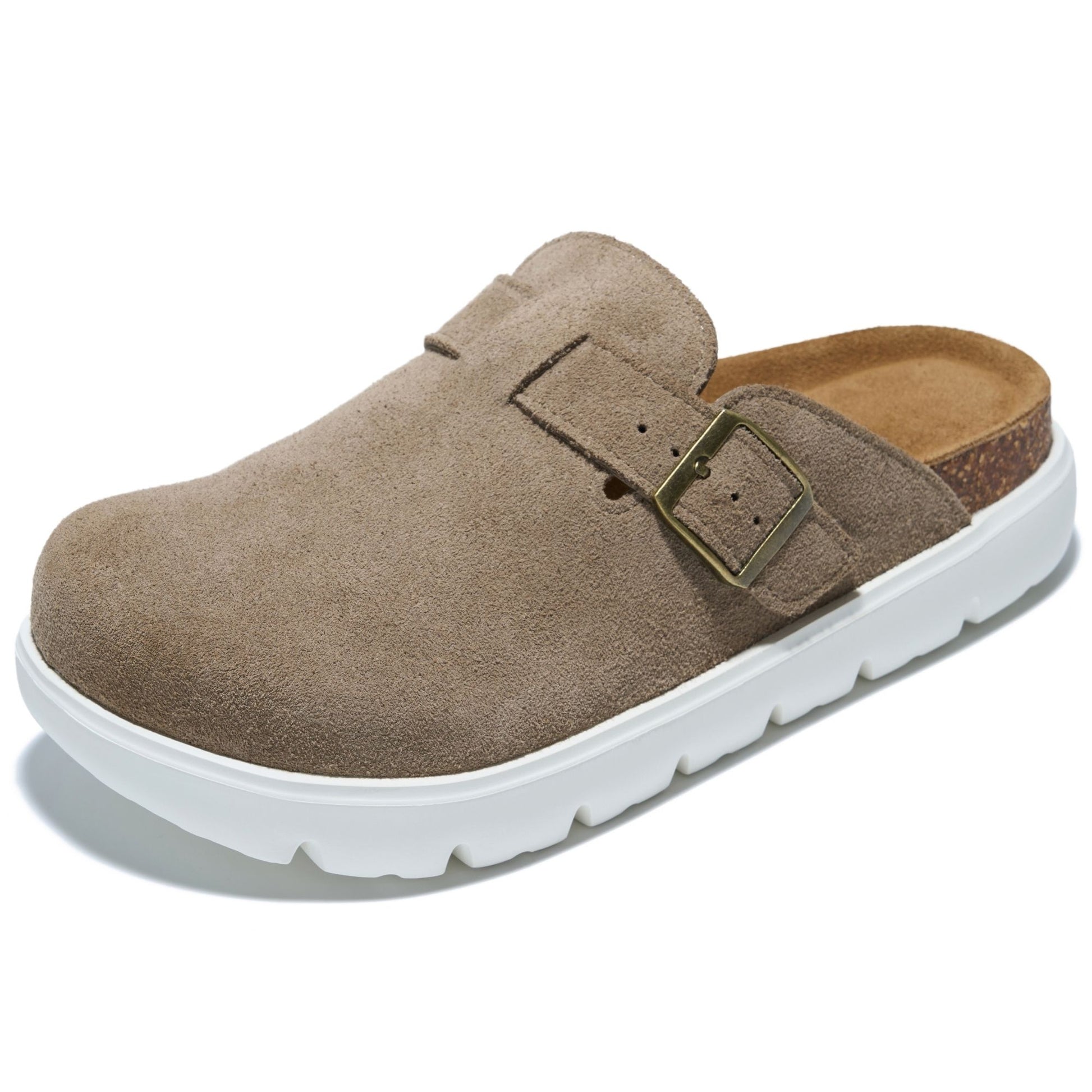 Project Cloud Women's | Genuine Leather Clogs | ProjectPlush | Lightweight | Non-Slip - Benton Chunky - Project Cloud - Clogs -Shop Project Cloud premium footwear Now!