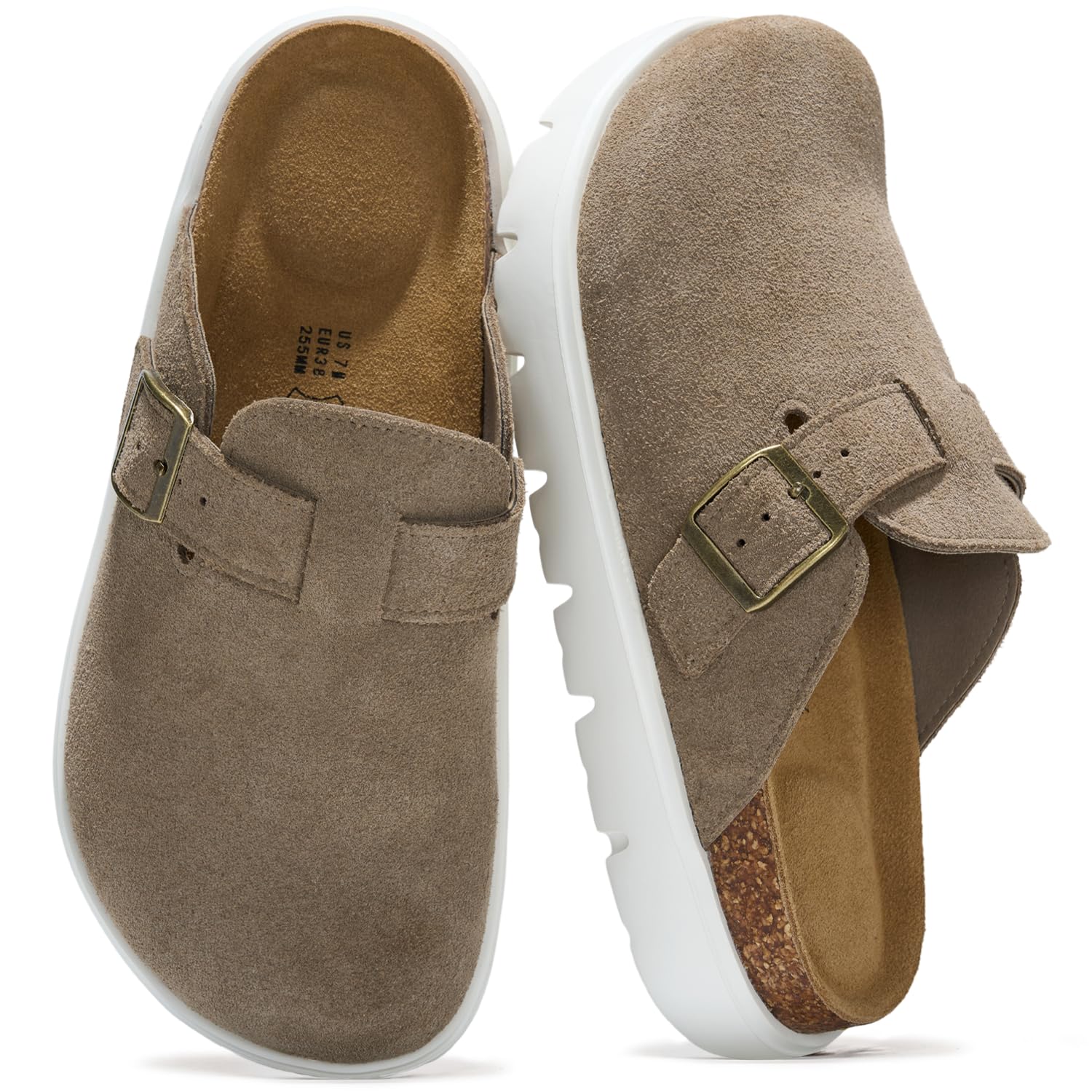 Project Cloud Women's | Genuine Leather Clogs | ProjectPlush | Lightweight | Non-Slip - Benton Chunky - Project Cloud - Clogs -Shop Project Cloud premium footwear Now!