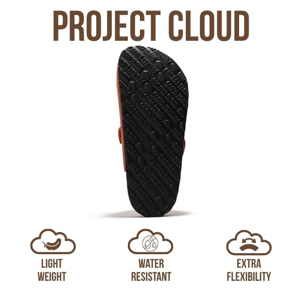 Zuecos de cuero para mujer Benton de Project Cloud: espuma viscoelástica y soporte 