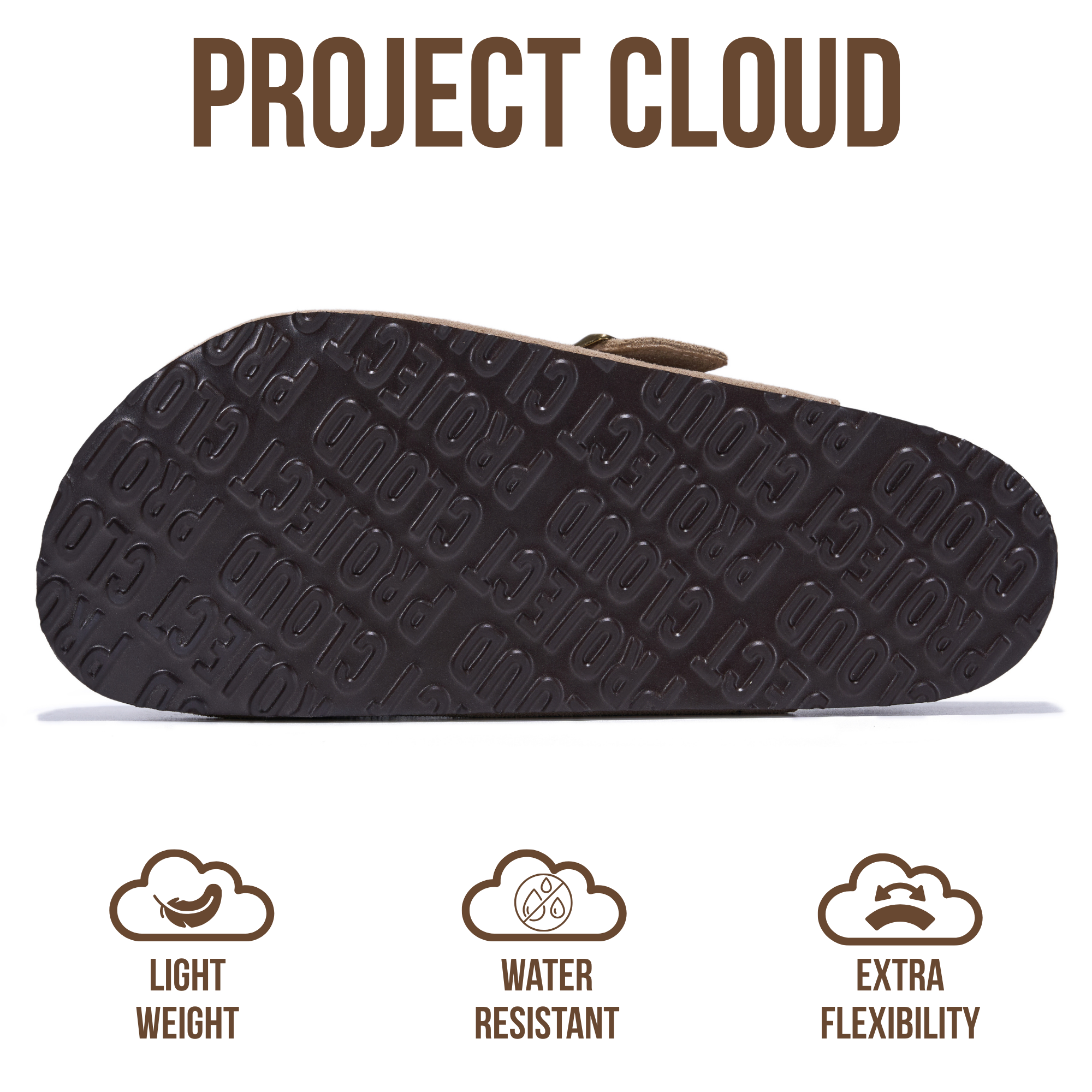 Project Cloud Women's | Genuine Suede Footbed Clogs | ProjectPlush | Lightweight | Non-Slip - Benton
