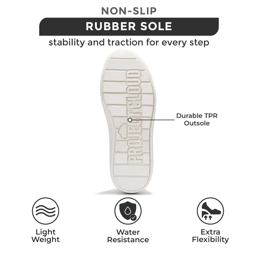 Project Cloud Women's | Lace-up Platform Sneakers | ProjectPlush™ | Lightweight | Non-Slip - Bossy - Project Cloud - Sneaker -Shop Project Cloud premium footwear Now!