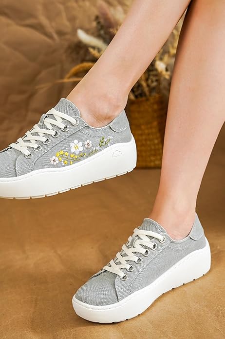 Project Cloud Women's | Lace-up Platform Sneakers | ProjectPlush™ | Lightweight | Non-Slip - Bossy - Project Cloud - Sneaker -Shop Project Cloud premium footwear Now!