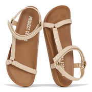 Project Cloud Women's | Platform Sandals Women | Plush and Soft Insole | Lightweight | Non-Slip - Brandy