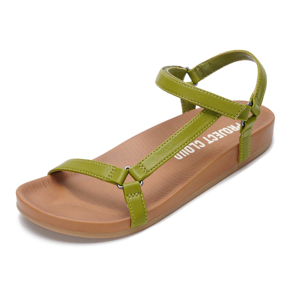 Wedge Platform Sandals | Comfortable Soft Insole | Brandy  display picture 2