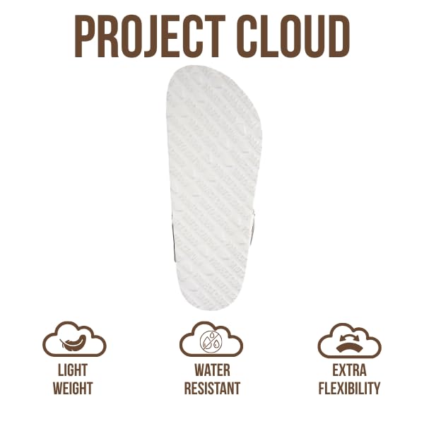 Project Cloud Women's | 100% Genuine Leather Thong Sandals | Water Resistant | Lightweight | Non-Slip - Britani