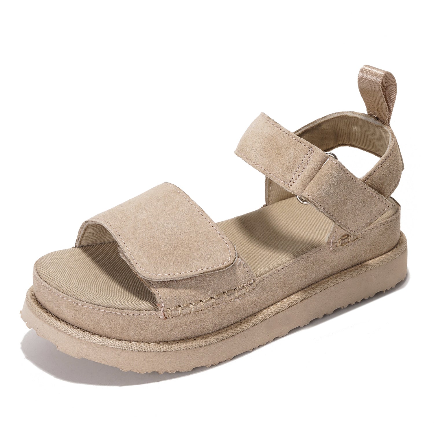 Chunky Platform Sandals | Genuine Leather | Memory Foam