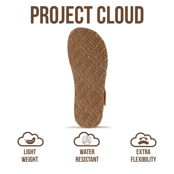 Project Cloud Women's | Genuine Leather Platform Sandals | Memory Foam | Lightweight | Non-Slip - Bronzestar - Project Cloud - Sandals -Shop Project Cloud premium footwear Now!