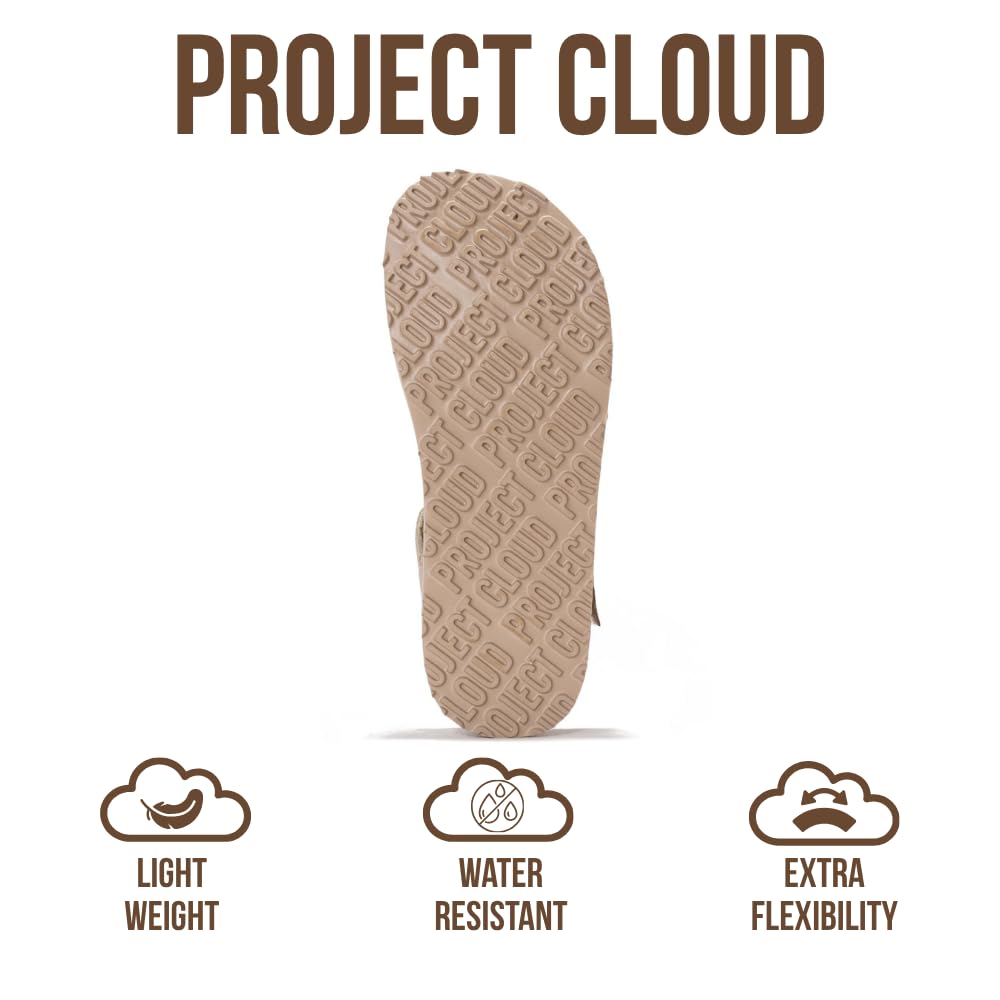 Project Cloud Women's | Genuine Leather Platform Sandals | Memory Foam | Lightweight | Non-Slip - Bronzestar - Project Cloud - Sandals -Shop Project Cloud premium footwear Now!