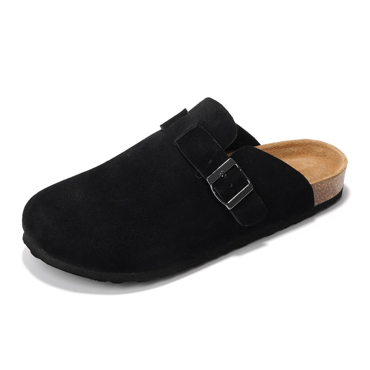 Project Cloud | "Brooklyn" 100% Genuine Full Grain Leather Slippers for Men | Memory Foam | Non-Slip