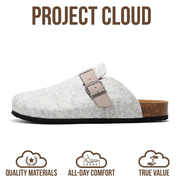 Project Cloud | "Brooklyn" 100% Genuine Full Grain Leather Slippers for Men | Memory Foam | Non-Slip