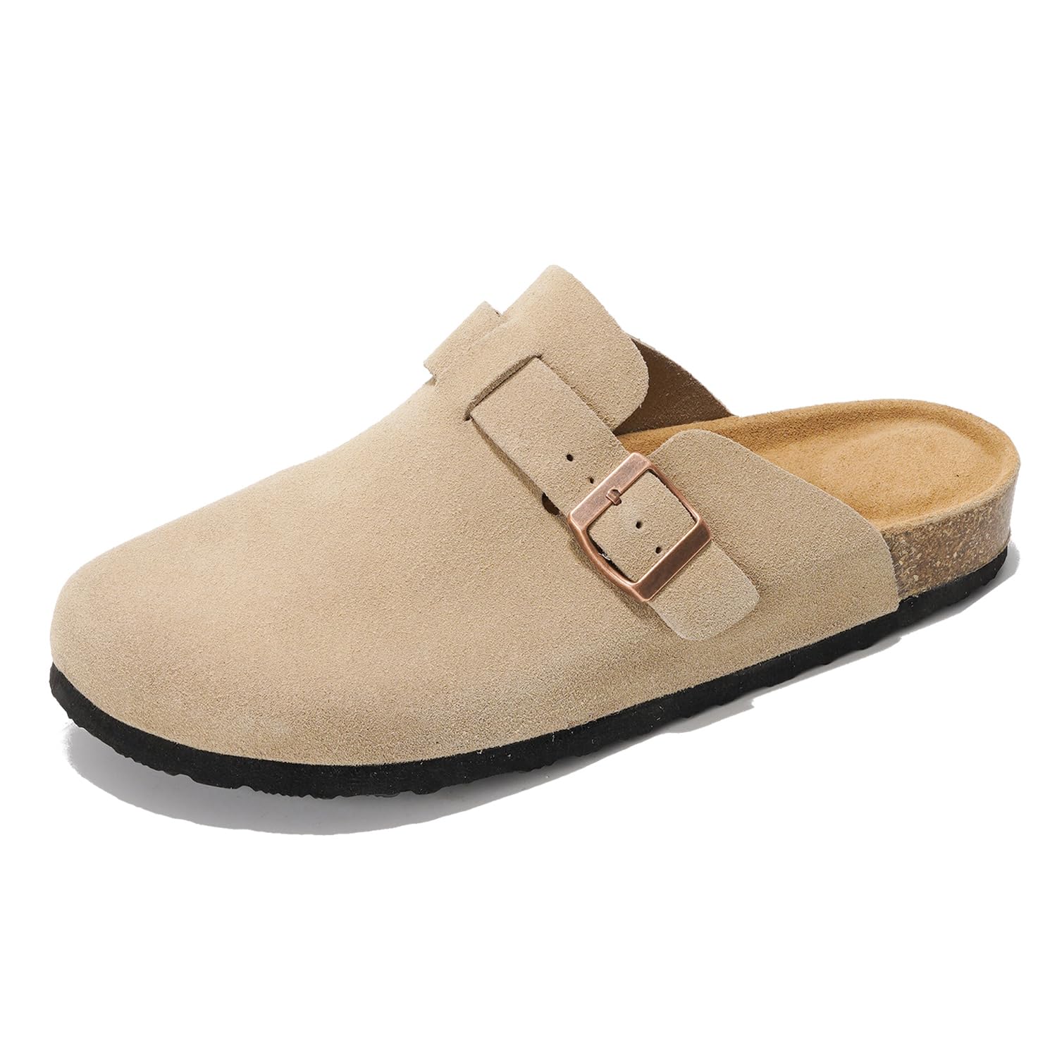 Project Cloud | "Brooklyn" 100% Genuine Full Grain Leather Slippers for Men | Memory Foam | Non-Slip