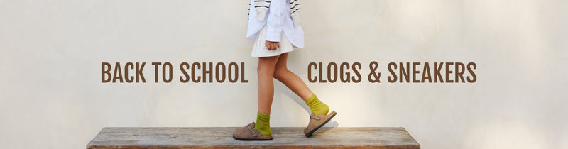 Back To School Clogs & Sneakers Mobile Banner