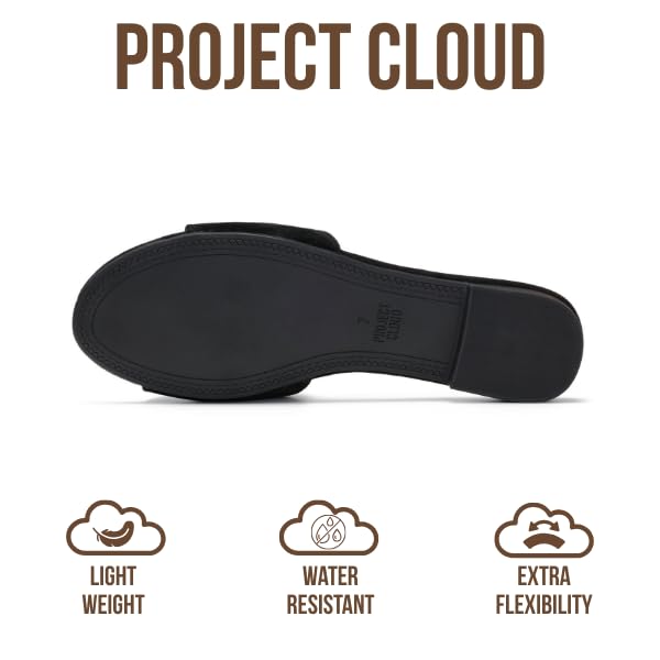 Project Cloud Women's | Genuine Leather Sandals Women Dressy | Memory Foam | Lightweight | Non-Slip - Cannes - Project Cloud - Sandals -Shop Project Cloud premium footwear Now!