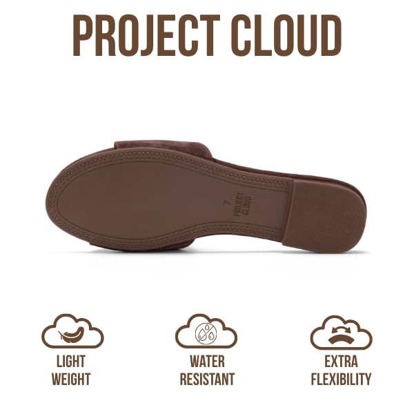 Project Cloud Women's | Genuine Leather Sandals Women Dressy | Memory Foam | Lightweight | Non-Slip - Cannes - Project Cloud - Sandals -Shop Project Cloud premium footwear Now!