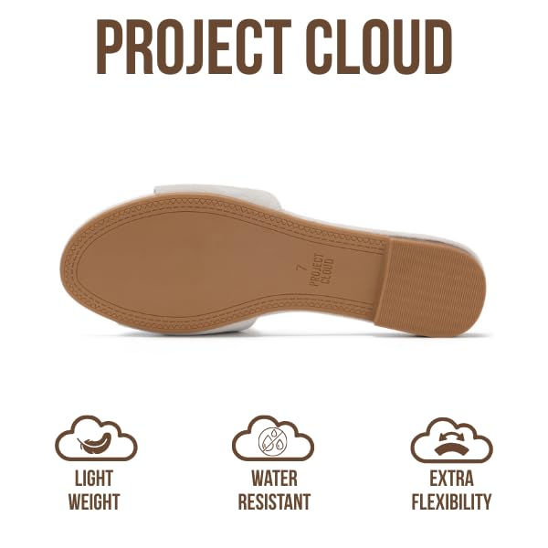 Project Cloud Women's | Genuine Leather Sandals Women Dressy | Memory Foam | Lightweight | Non-Slip - Cannes - Project Cloud - Sandals -Shop Project Cloud premium footwear Now!