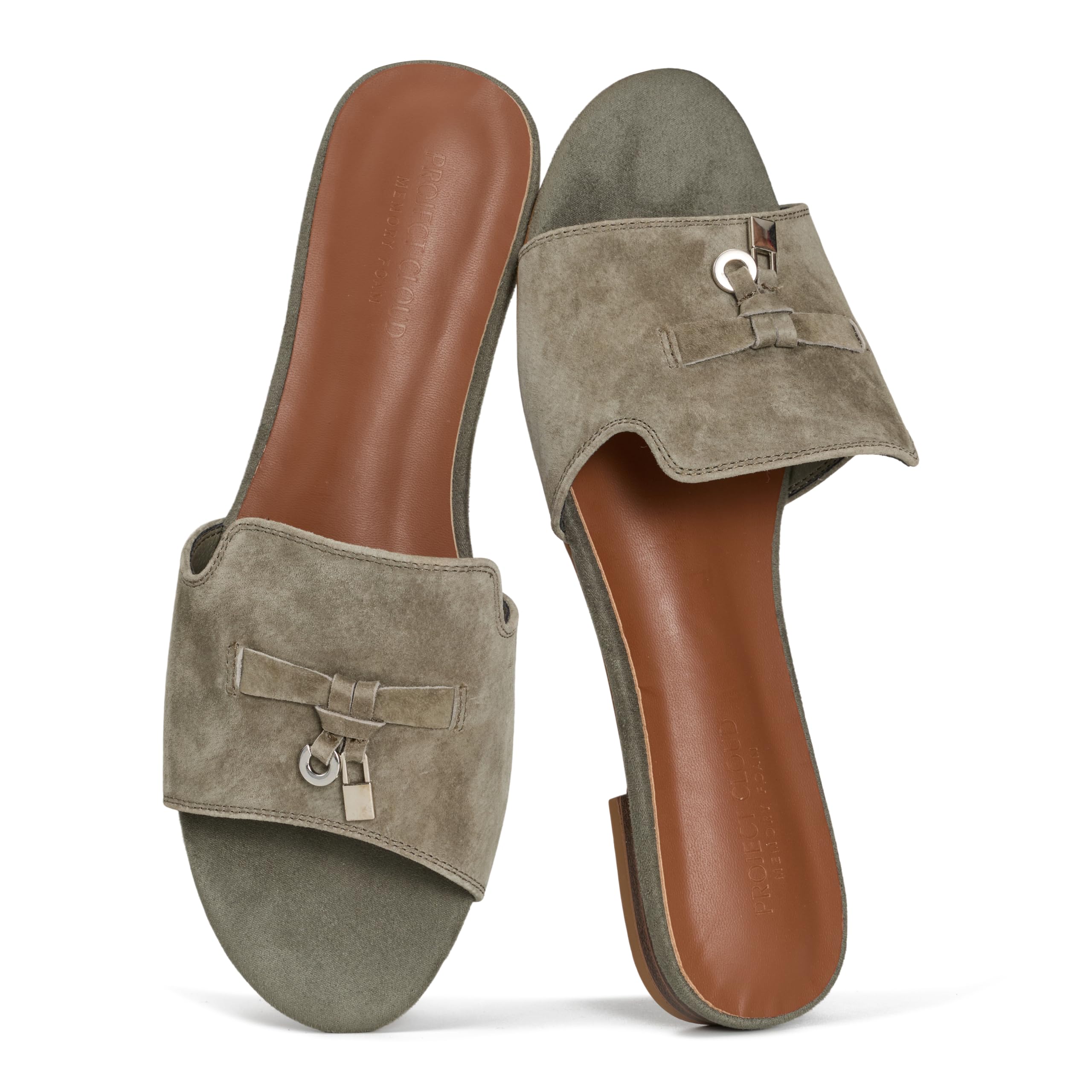 Project Cloud Women's | Genuine Leather Sandals Women Dressy | Memory Foam | Lightweight | Non-Slip - Cannes - Project Cloud - Sandals -Shop Project Cloud premium footwear Now!