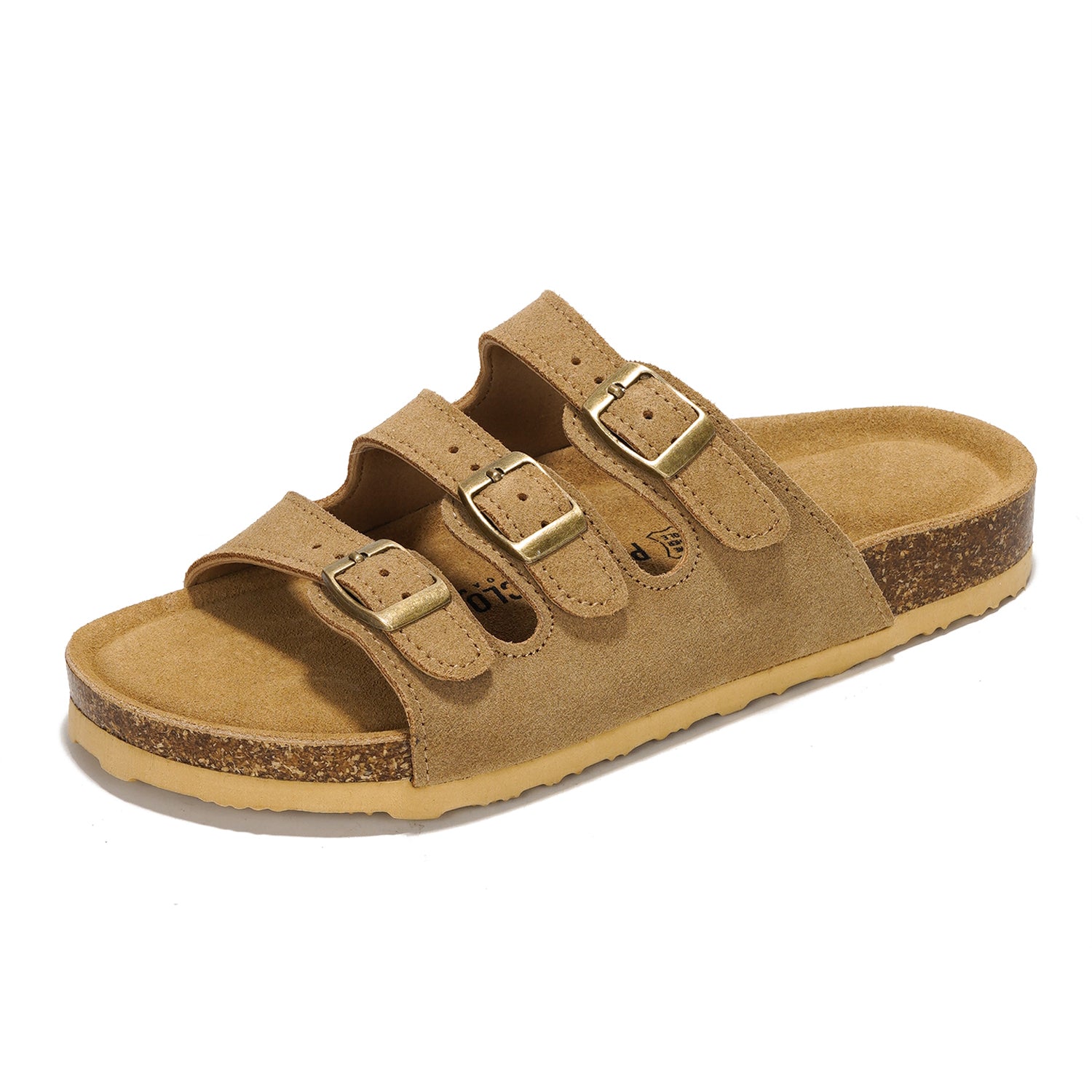Project Cloud | "Capri" Genuine Leather Sandal | ProjectPlush™ Memory Foam Technology | Anti-Slip