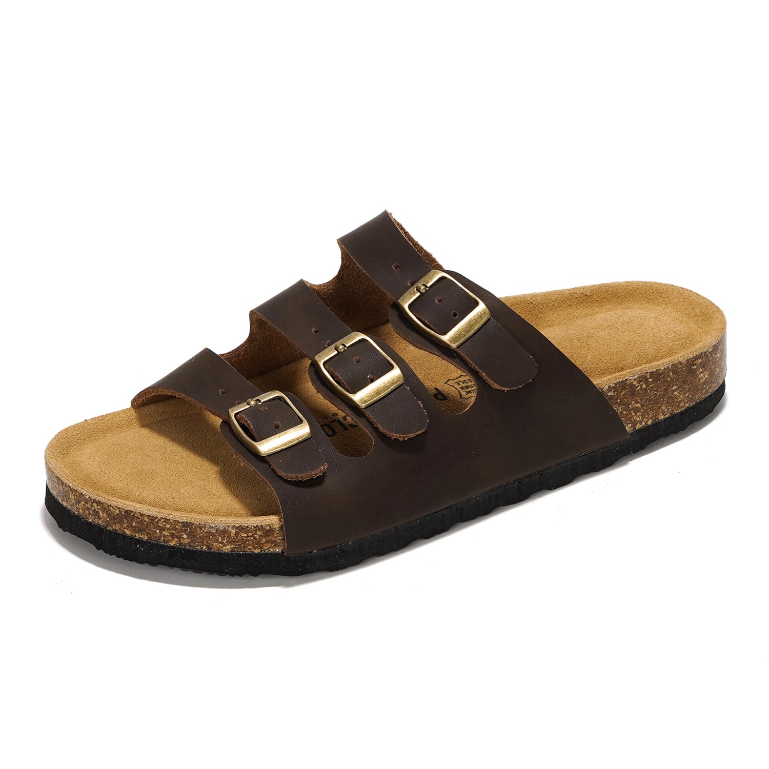 Project Cloud | "Capri" Genuine Leather Sandal | ProjectPlush™ Memory Foam Technology | Anti-Slip