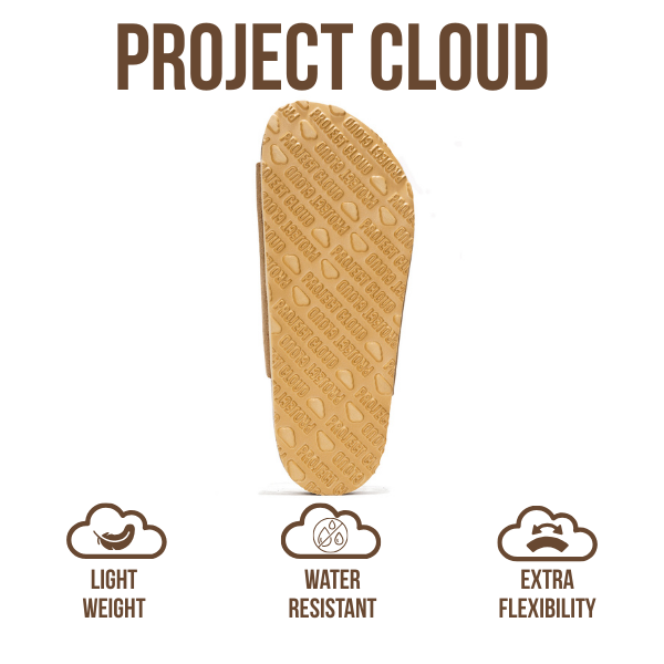 Project Cloud | "Capri" Genuine Leather Sandals | ProjectPlush™ Memory Foam Technology | Non-Slip