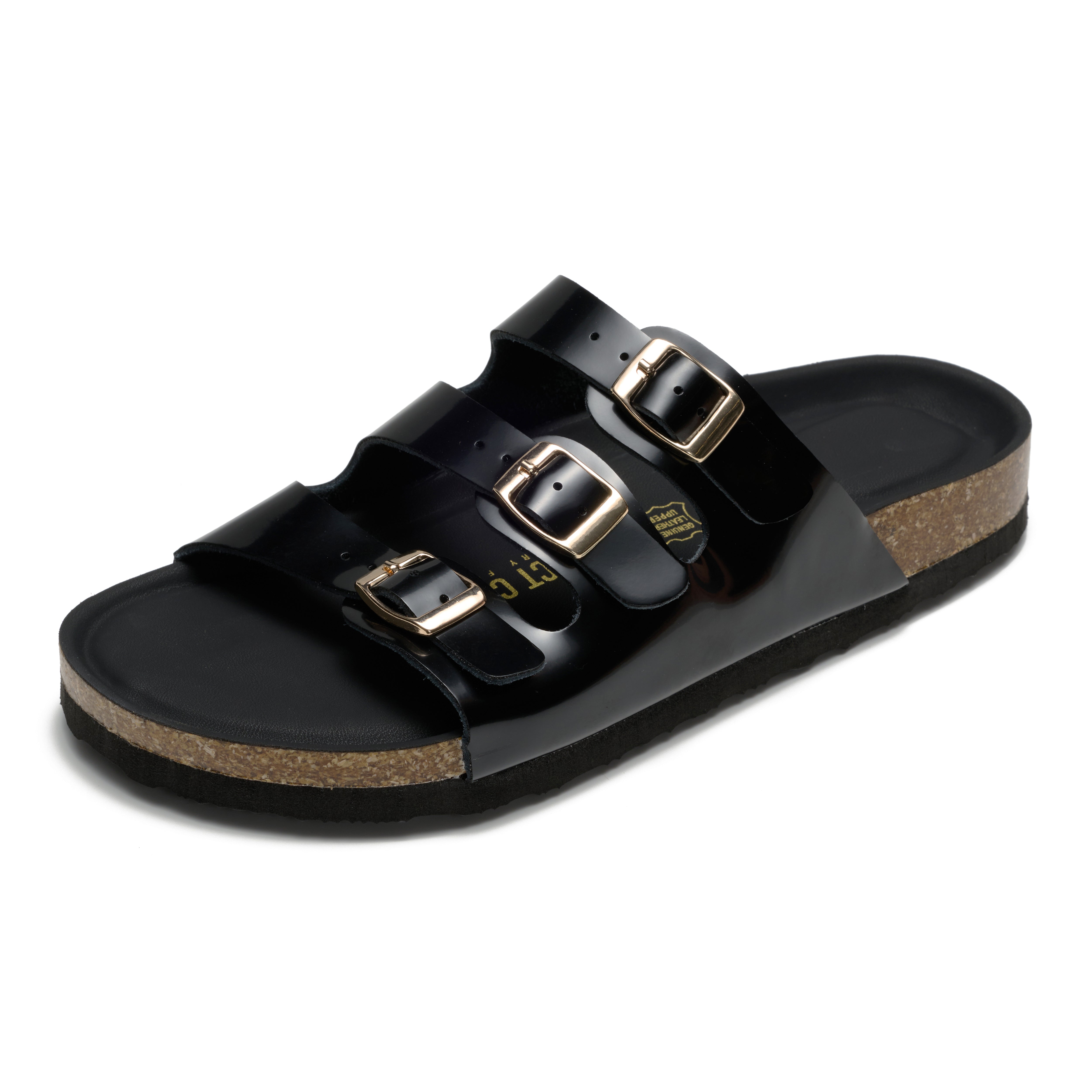 Project Cloud Women's | Genuine Leather Sandals | ProjectPlush™ Memory Foam | Non-Slip - Capri - Project Cloud - Sandals -Shop Project Cloud premium footwear Now!