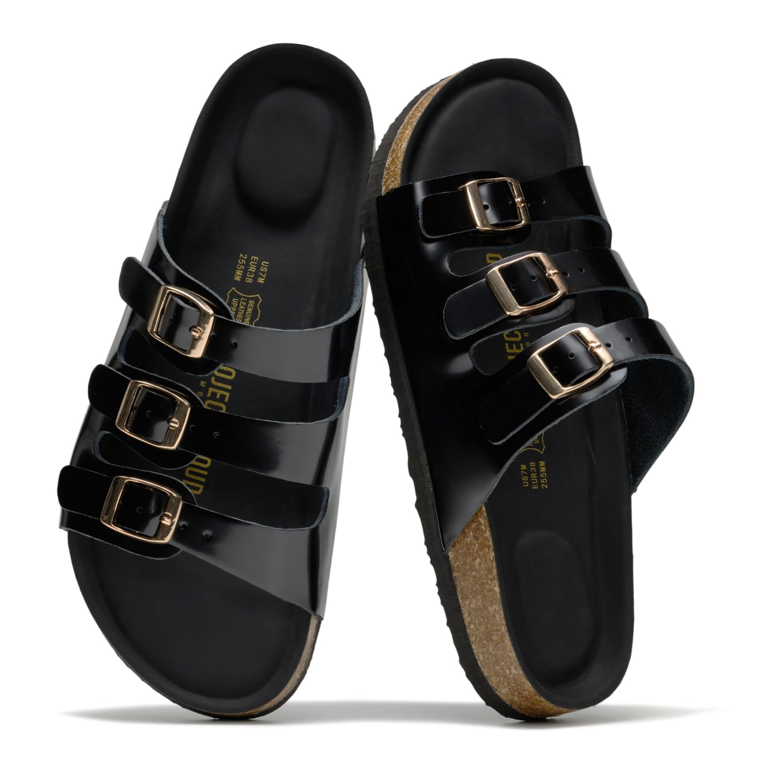 Project Cloud Women's | Genuine Leather Sandals | ProjectPlush™ Memory Foam | Non-Slip - Capri - Project Cloud - Sandals -Shop Project Cloud premium footwear Now!