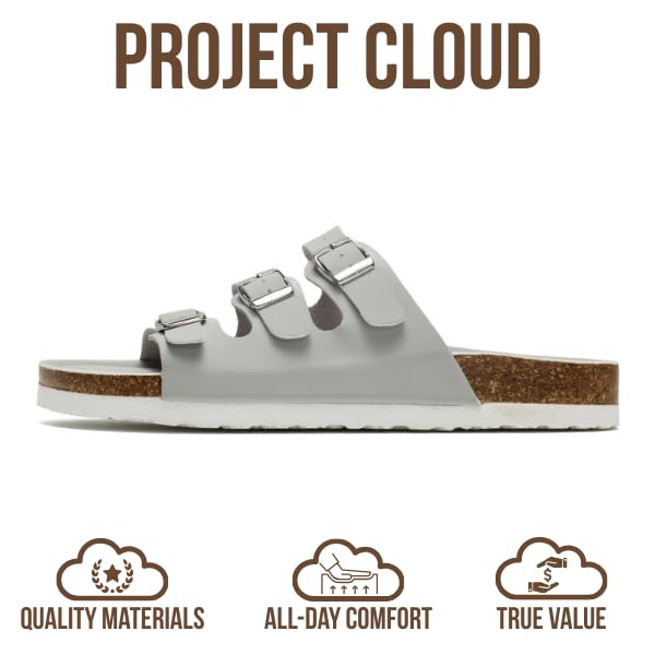 Project Cloud Women's | Genuine Leather Sandals | ProjectPlush™ Memory Foam | Non-Slip - Capri - Project Cloud - Sandals -Shop Project Cloud premium footwear Now!