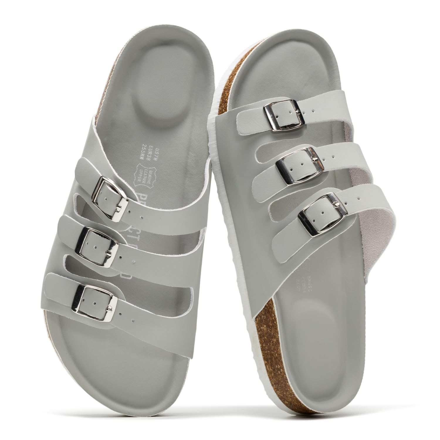 Project Cloud Women's | Genuine Leather Sandals | ProjectPlush™ Memory Foam | Non-Slip - Capri - Project Cloud - Sandals -Shop Project Cloud premium footwear Now!