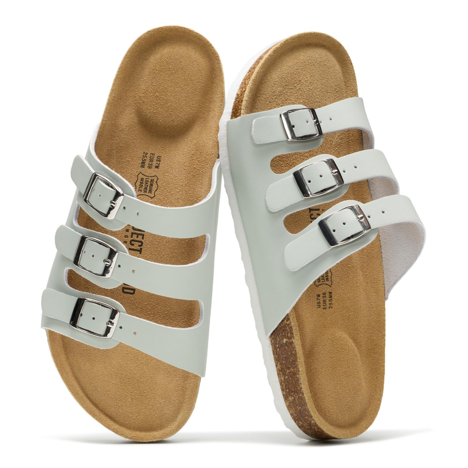 Project Cloud Women's | Genuine Leather Sandals | ProjectPlush™ Memory Foam | Non-Slip - Capri - Project Cloud - Sandals -Shop Project Cloud premium footwear Now!
