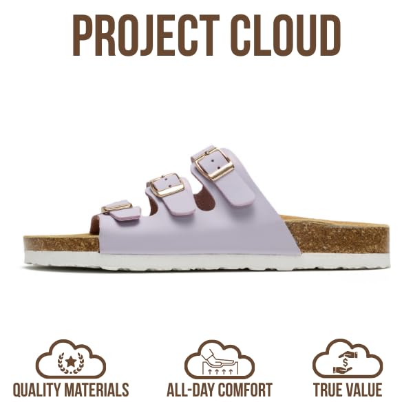 Project Cloud Women's | Genuine Leather Sandals | ProjectPlush™ Memory Foam | Non-Slip - Capri - Project Cloud - Sandals -Shop Project Cloud premium footwear Now!