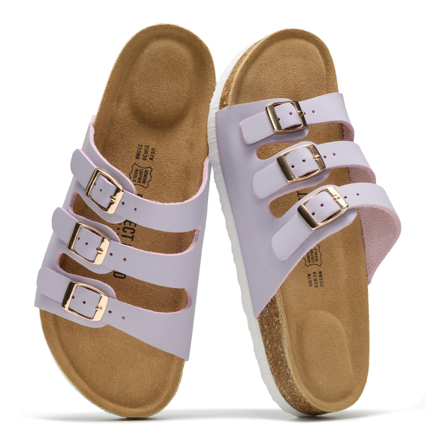 Project Cloud Women's | Genuine Leather Sandals | ProjectPlush™ Memory Foam | Non-Slip - Capri - Project Cloud - Sandals -Shop Project Cloud premium footwear Now!