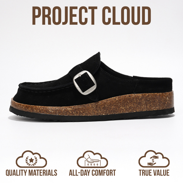 Zuecos Carline para mujer de Project Cloud: espuma viscoelástica, suela antideslizante 